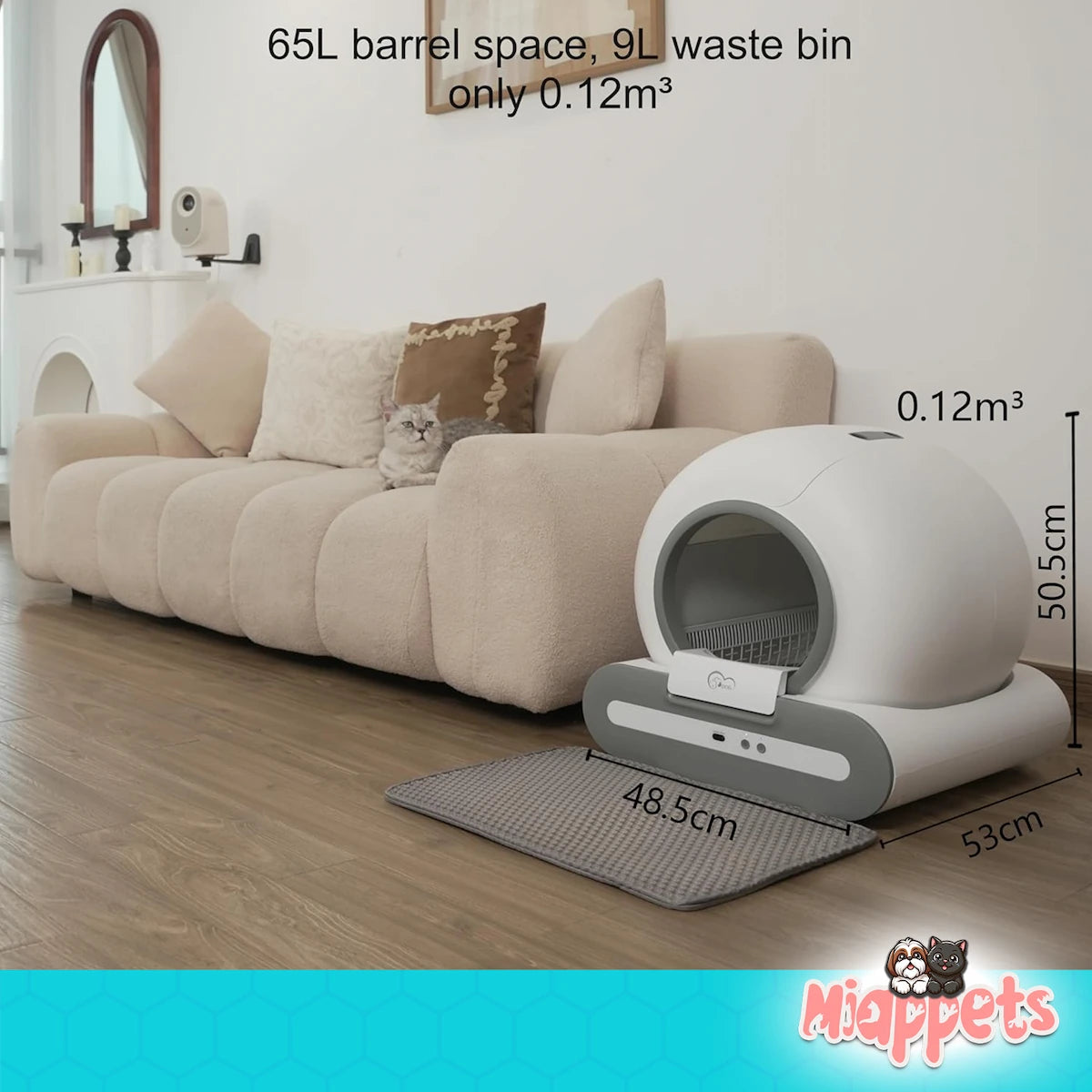 Miappets™ Smart Self-Cleaning Cat Litter Box